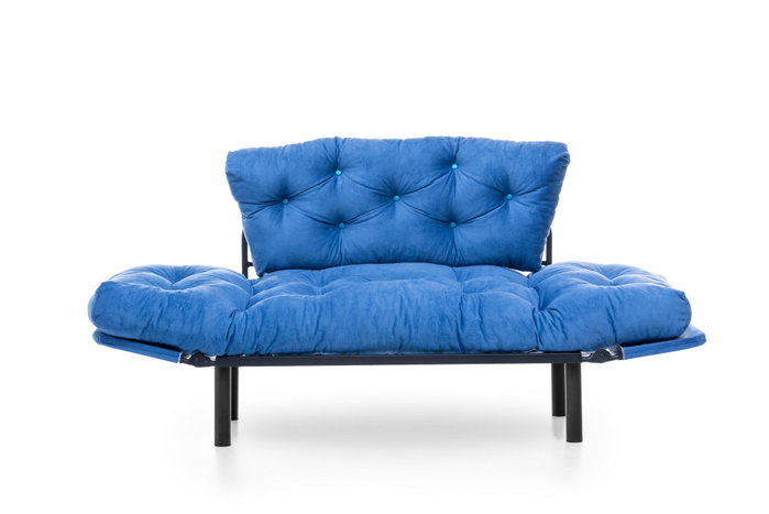 Atelier Del Sofa Nitta - Sofá-Cama de 2 Plazas Azul
